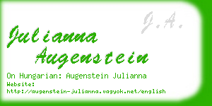 julianna augenstein business card